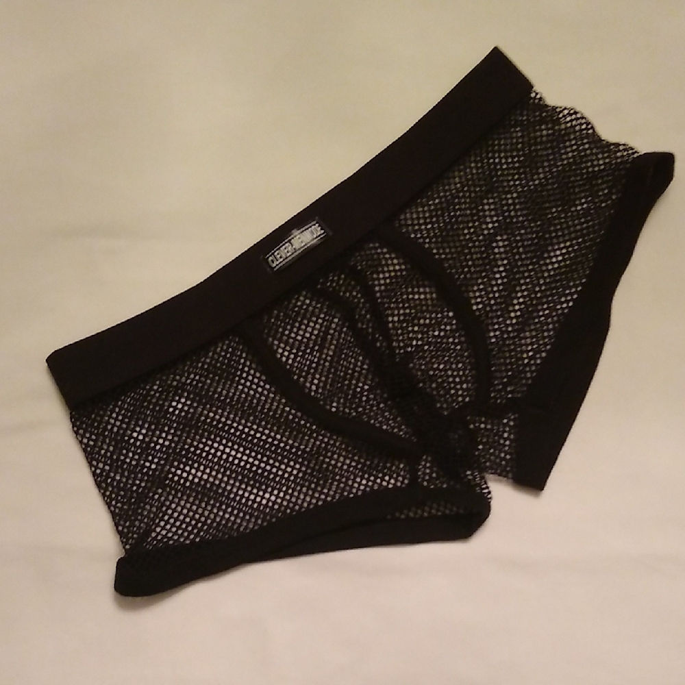 Black Mesh Men's Briefs